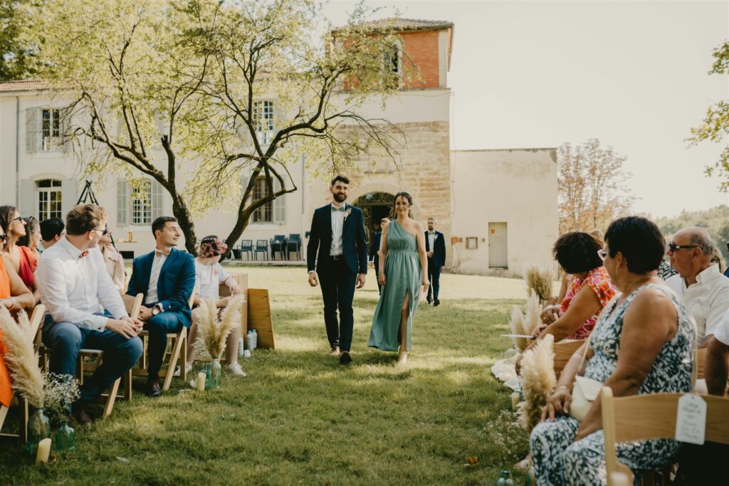 cadre naturel et vert pour cérémonie