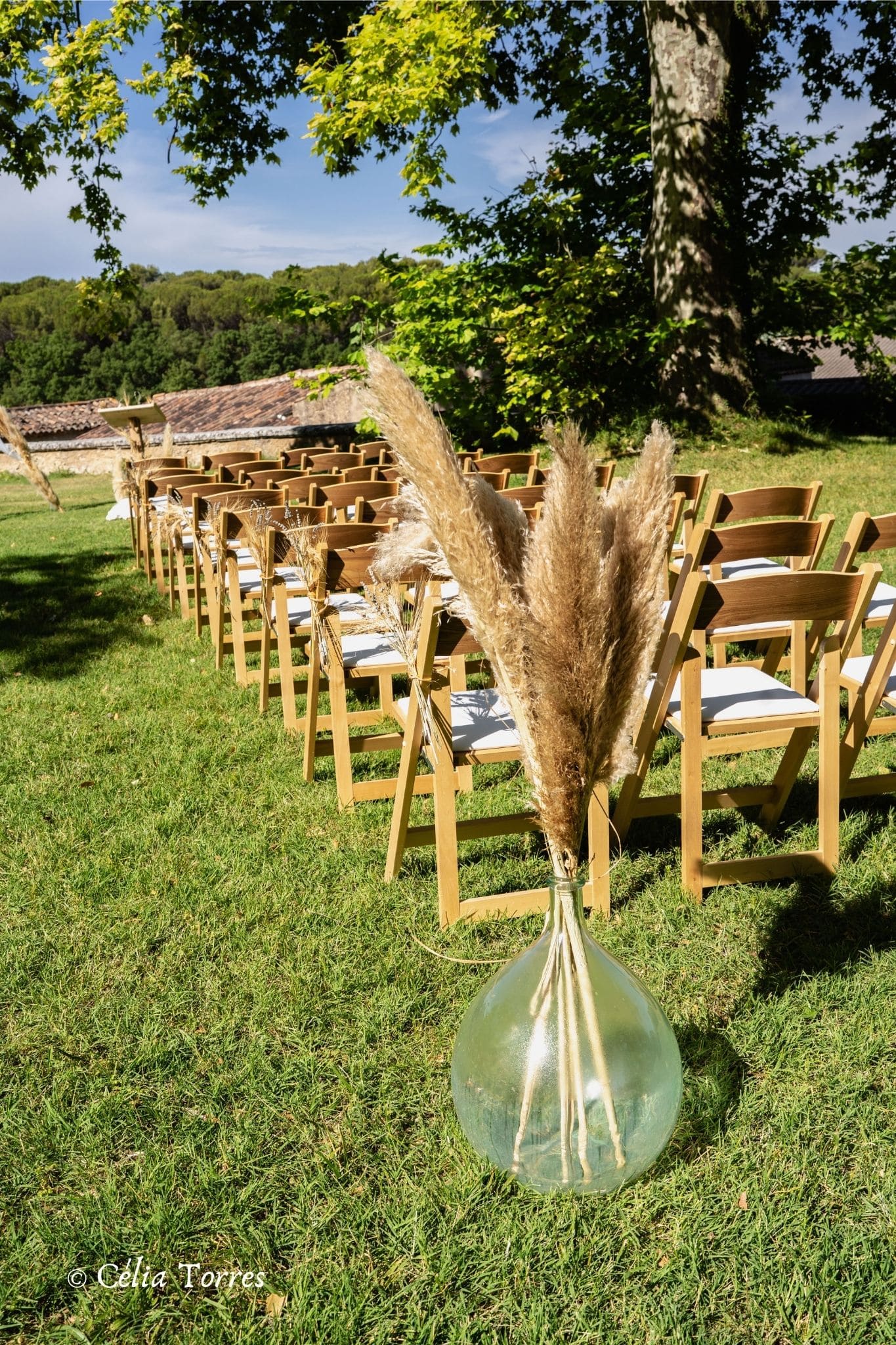 Cadre extérieur plein de charme du Domaine la Castelette en Provence