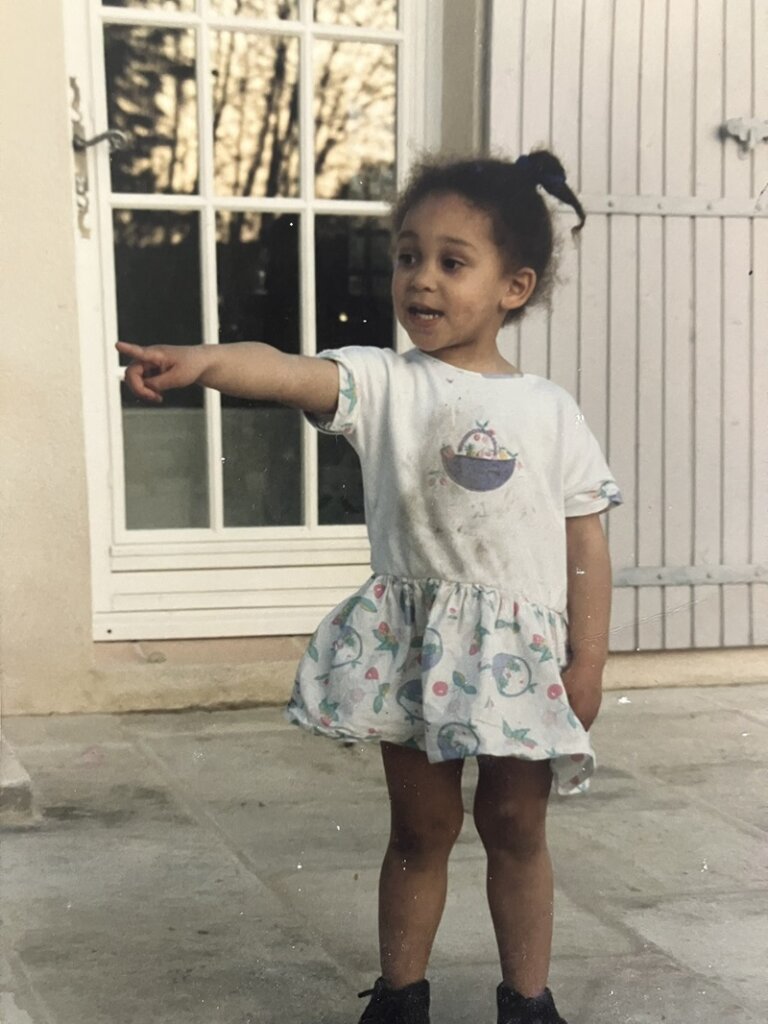 Sabrina Lachal enfant au Domaine la Castelette, une histoire familiale depuis 1989
